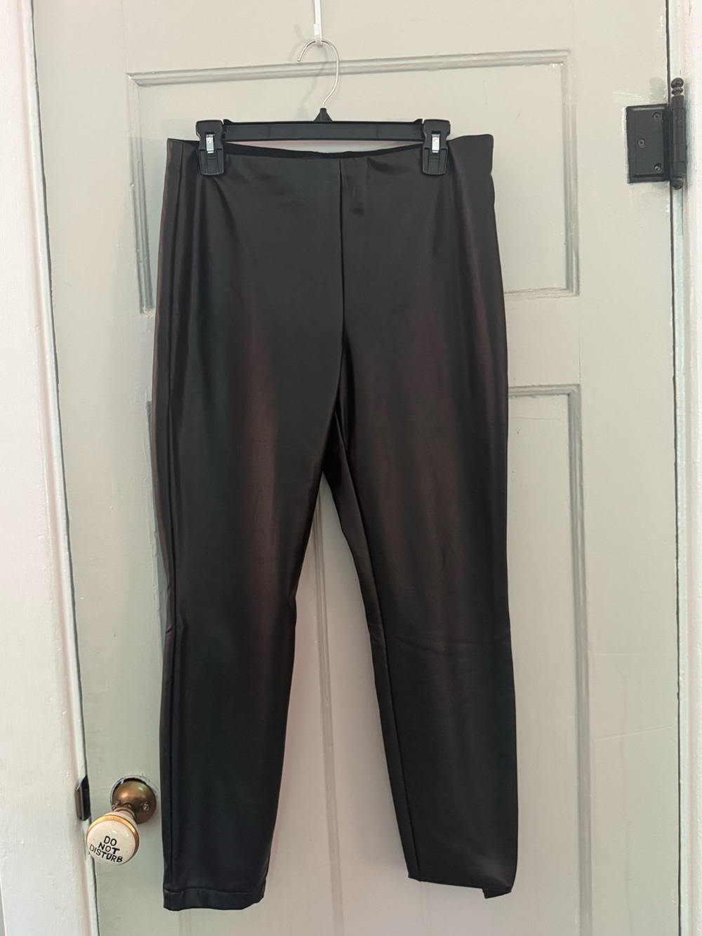 Banana Republic Black Faux Leather Leggings